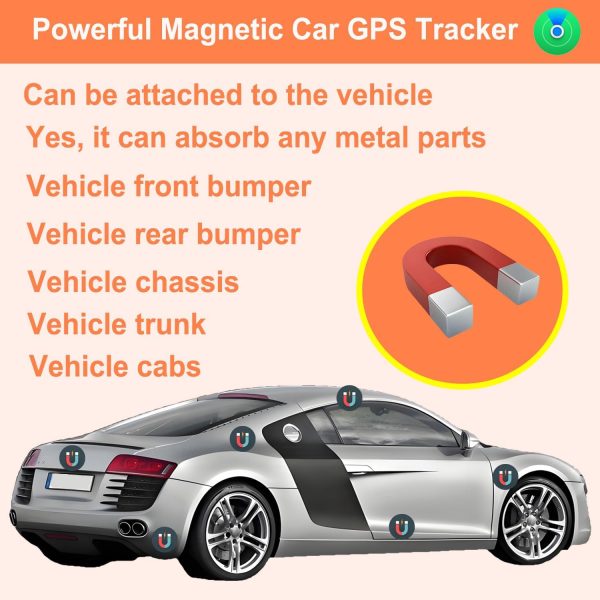 No Subscription Vehicle GPS Tracker Portable Car GPS Tracker Mini Magnetic GPS Device Full Coverage Pinpoint Vehicle Location Elderly Children Pets No - Image 7