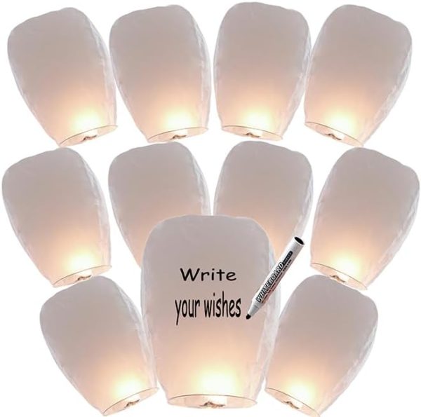 Paper Lanterns Have 16 Pack White, Paper Lanterns Easy to Use, were The Highlight of Party, Lanterns Use to Party Events